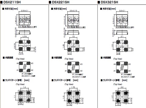 DSX221SH車載應(yīng)用專用諧振器,大真空晶振,ZC13727無源晶體
