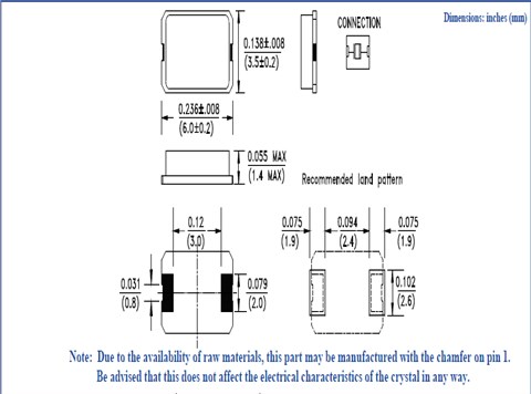 ABM7-25.000MHZ-B4-T數(shù)據(jù)手冊 6035mm 25MHZ SMD ABM7