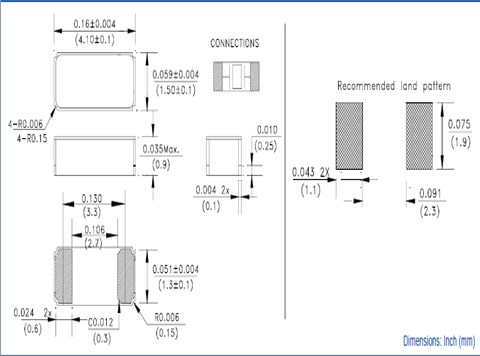 Abracon晶振,壓電石英晶振,ABS09晶體
