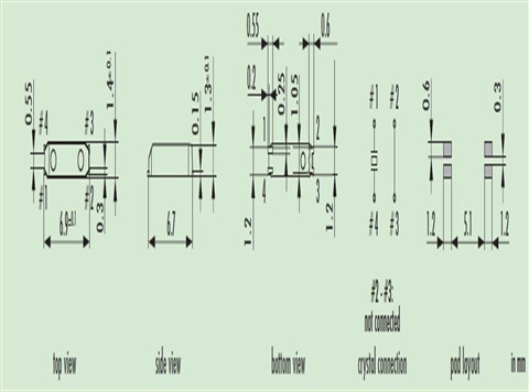 Jauch晶振,貼片石英晶振,SMQ32SN晶體
