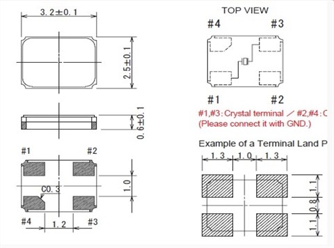 KON晶振,3225mm,8M低頻晶振,國產(chǎn)晶振
