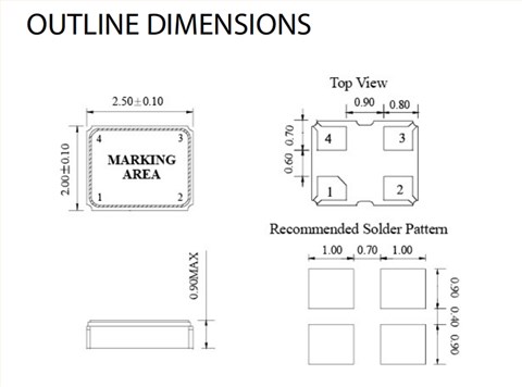 SX2KL-33F200E-32.768KHz,2520mm,FCD-Tech數(shù)字設(shè)備晶振,CMOS振蕩器