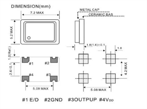 ARGO雅士博晶振,AGXO-S7050晶振,石英晶振,有源晶振