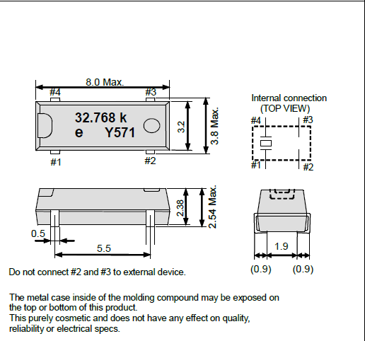 日產(chǎn)進口鐘表諧振器,8038黑色貼片晶振,MC-30AY晶振