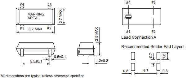 Fortiming晶振,WXP2A晶振,無(wú)源諧振器