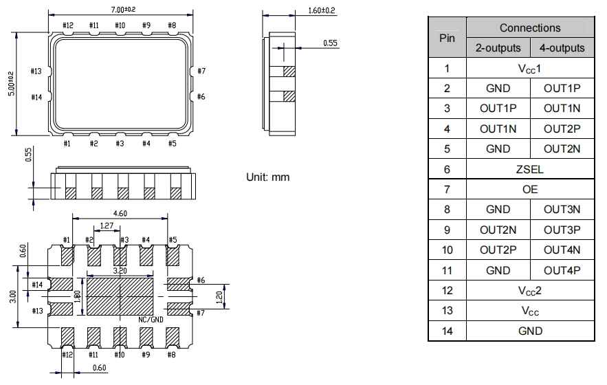 MG7050HAN差分振蕩器,X1M0004310004,EPSON晶振,6G無(wú)線通信晶振