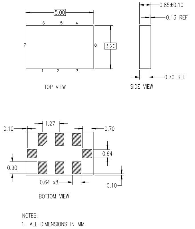 6G以太網(wǎng)晶振\XFP536156.250000I\瑞薩LVPECL晶振