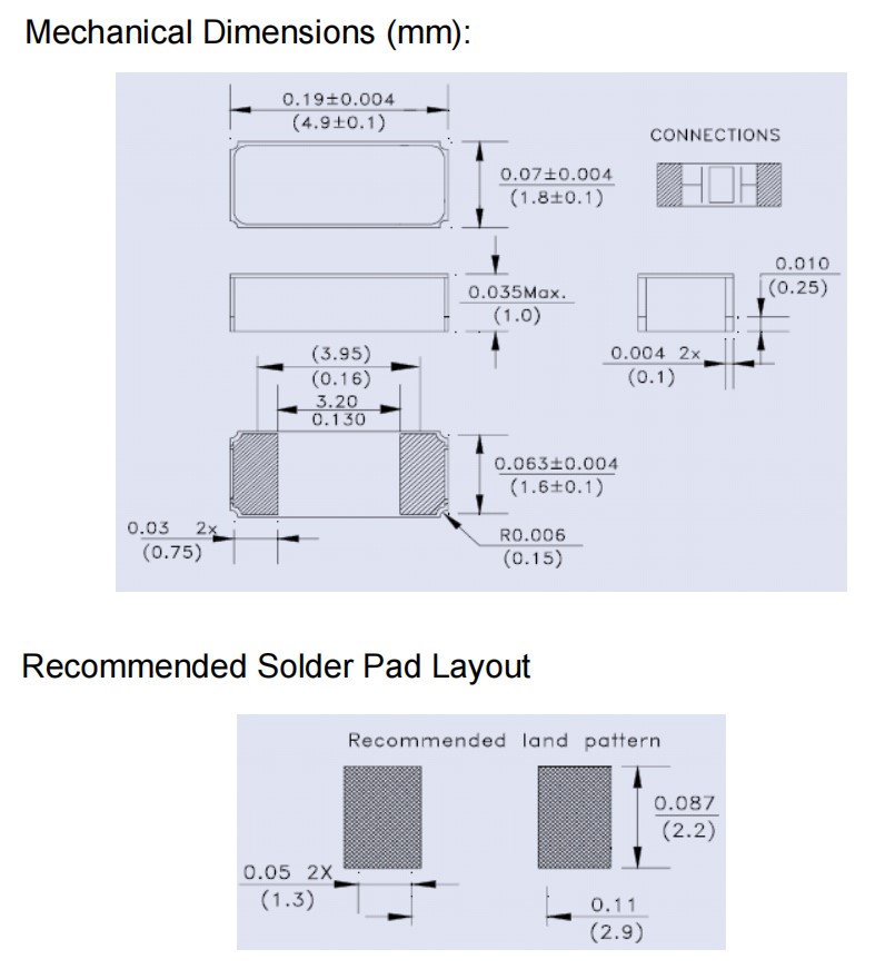 32.768KHz,TZ1692A,4918mm,TST諧振器,SMD石英晶體