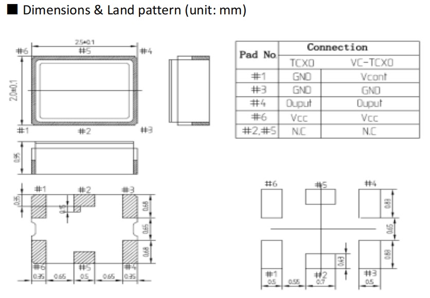 BMS-253R,2520mm,LiHom高穩(wěn)定性晶振,CMOS低抖動(dòng)晶振
